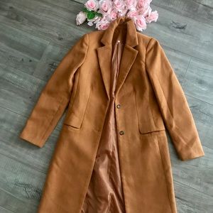 Caramel Suede Coat